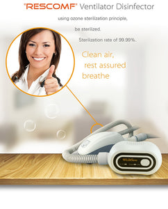 CPAP T2 higienizador elimina 99.9% das bactérias